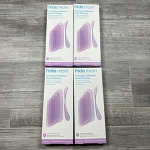 Frida Mom C-Section Silicone Scar Waterproof W/ Case 6 Reusable Patches LOT OF 4